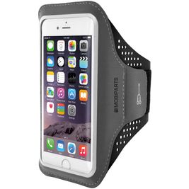 Mobiparts Comfort Fit Handyhalterung Joggen iPhone 6 Sporthülle Neopren Sportarmband - Schwarz