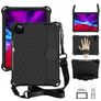 Mobigear Ruggedized iPad 10 (2022) Hülle EVA Schaum Backcover + Stifthalter + Schulterträger + Ständer - Schwarz