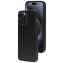 Mobiparts Classic iPhone 15 Pro Max Hülle Flexibles TPU Backcover - Matt Black