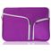 Mobigear Double Zipper Neopren Laptop Sleeve 15 - 16 Zoll Laptophülle - Lila