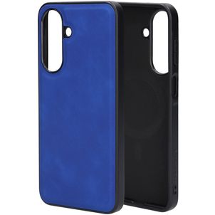 Mobiparts Classic Samsung Galaxy A27 MagSafe Hülle TPU,Kunstleder Backcover - Sapphire Blue