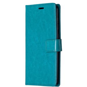 Mobigear Wallet Samsung Galaxy A21s Hülle Klapphülle Geldbörse - Blau