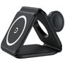 Valenta 3-in-1 es Ladegerät Qi Wireless 2.5W 2A - Schwarz