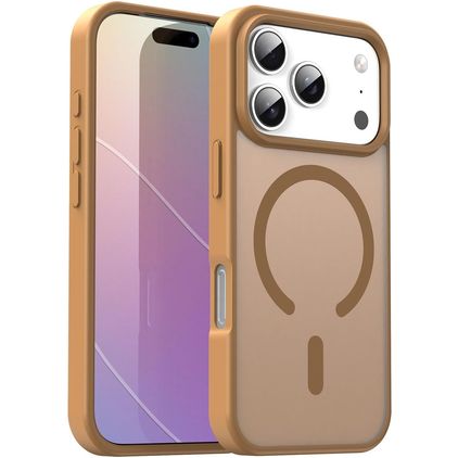Mobigear Shockproof iPhone 18 Pro MagSafe Hardcase Backcover - Desert Gold