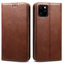 Suteni Art iPhone 11 Hülle Klapphülle Geldbörse - Braun