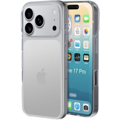 Mobiparts Classic Durchsichtig iPhone 17 Pro Hülle Flexibles TPU Backcover - Transparent