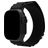 Mobilize Alpine Nylon Apple Watch Armband Dornschließe - 42/41/40/38 mm - Schwarz