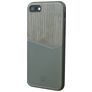 Valenta Card Slot iPhone 7 Hülle Echtes Leder Backcover mit Kartenhalter - Grau