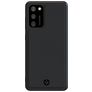 Valenta Snap Samsung Galaxy A02s Hülle Echtes Leder Backcover - Schwarz