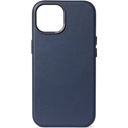 Decoded iPhone 15 MagSafe Hülle Echtes Leder Backcover - Blau