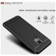 Mobigear Brushed Slim Samsung Galaxy A8 (2018) Hülle Flexibles TPU Backcover - Rot