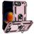 Mobigear Armor Ring iPhone 16e Hülle Hardcase Backcover Stoßfest mit Ringhalter - Roségold