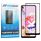 Mobigear Premium LG K51s Panzerglas Gehärtetes Glas Displayschutz - Hüllenfreundlich - Schwarz