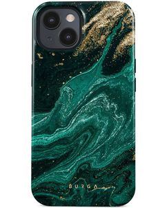 Burga Tough iPhone 15 Hülle Hardcase Backcover Stoßfest - Emerald Pool