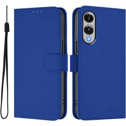 Mobigear Urban Wallet Samsung Galaxy S25 Edge Hülle Klapphülle Geldbörse - Dunkelblau