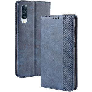 Mobigear Sensation Samsung Galaxy A70 Hülle Klapphülle Geldbörse - Blau