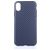 Mobigear Racing iPhone XS Max Hülle Flexibles TPU Backcover - Blau