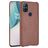 Mobigear Croco OnePlus Nord N10 5G Hülle Hardcase Backcover - Braun