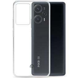 Mobilize Gelly Durchsichtig POCO F5 Pro Hülle Flexibles TPU Backcover - Transparent