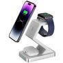 Mobigear MagStation 3in1 Ladestation MagSafe 15W - Weiß