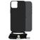 Mobilize Lanyard Gelly iPhone 15 Plus Flexibles TPU Handykette - Schwarz