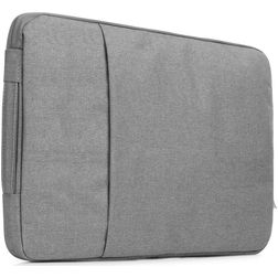 Mobigear Denim Zipper Laptop Sleeve 11 Zoll Laptop Hülle - Grau