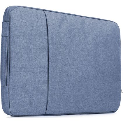 Mobigear Denim Zipper Laptop Sleeve (max 21 cm x 30 cm) Laptop Hülle - Marineblau