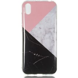 Mobigear Marble Huawei Y5 (2019) Hülle Flexibles TPU Backcover - Dreifarbig