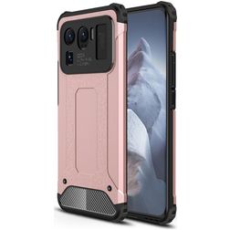 Mobigear Outdoor Xiaomi Mi 11 Ultra Hülle Hardcase Backcover Stoßfest - Roségold