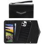 Mobilize Elegant Magnet iPhone 13 Pro Max Hülle Abnehmbare 2in1 Clutch - Black Croco