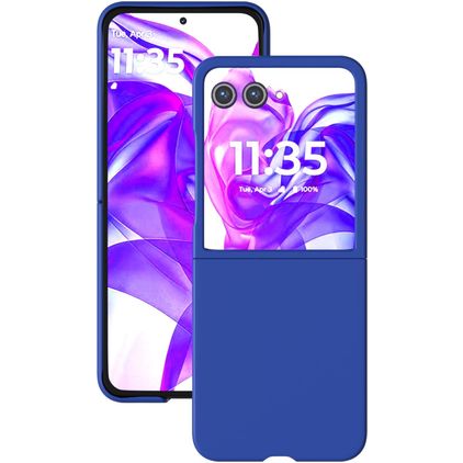 Mobigear Colors Motorola Razr 50 Ultra Hülle Hardcase Backcover - Dunkelblau
