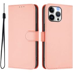 Mobigear Urban Wallet iPhone 16 Pro Max Hülle Klapphülle Geldbörse - Pink