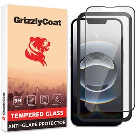 GrizzlyCoat AlignPro Anti Glare iPhone 16e Panzerglas Gehärtetes Glas Displayschutz Anti-Glare - Hüllenfreundlich + Applikator