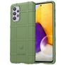 Mobigear Rugged Shield Samsung Galaxy A73 Hülle Flexibles TPU Backcover Stoßfest - Grün