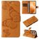 Mobigear Butterfly Xiaomi 14T Pro Klapphülle Portemonnaie - Cognac