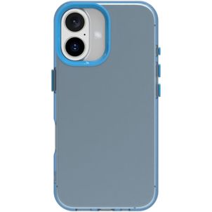 Mobigear Crystal iPhone 16 Hülle Hardcase Backcover - Blau