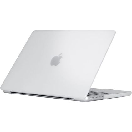 Mobigear Glossy MacBook Pro 14 Zoll (2021-2026) Hardcase Hülle MacBook Case - Transparent - Model A2442 / A2779 / A2918 / A2992 / A3401 / A3112 / A3434 / A3427 / A3426