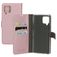 Mobiparts Saffiano Wallet Samsung Galaxy A42 Hülle Klapphülle Geldbörse - Pink