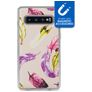 My Style Magneta Samsung Galaxy S10 Hülle Flexibles TPU Backcover - Feathers