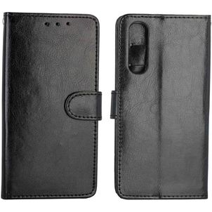 Mobigear Wallet OPPO Reno 3 Pro Hülle Klapphülle Geldbörse - Schwarz