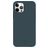 Valenta Snap Luxe iPhone 12 Pro Max Hülle Echtes Leder Backcover - Blau