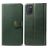 Mobigear Snap Button OPPO A72 Hülle Klapphülle Geldbörse - Grün