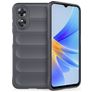 Mobigear Bumpy OPPO A17 Hülle Flexibles TPU Backcover - Charcoal
