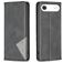Mobigear Rhombus Slim iPhone Air Hülle Klapphülle - Schwarz