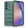 Mobigear Bumpy Samsung Galaxy A35 Hülle Flexibles TPU Backcover - Grün