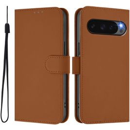 Mobigear Urban Wallet Google Pixel 10 Pro Hülle Klapphülle Geldbörse - Braun