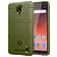 Mobigear Rugged Shield Nokia 1 Plus Hülle Flexibles TPU Backcover Stoßfest - Armeegrün