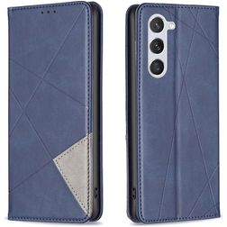 Mobigear Rhombus Slim Samsung Galaxy S25 Klapphülle - Blau