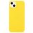 Mobigear Colors iPhone 14 Hülle Flexibles TPU Backcover - Gelb