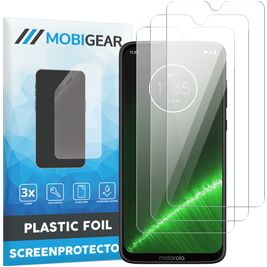 Mobigear Motorola Moto G7 Plus Displayschutz Schutzfolie - Hüllenfreundlich (3er Pack)